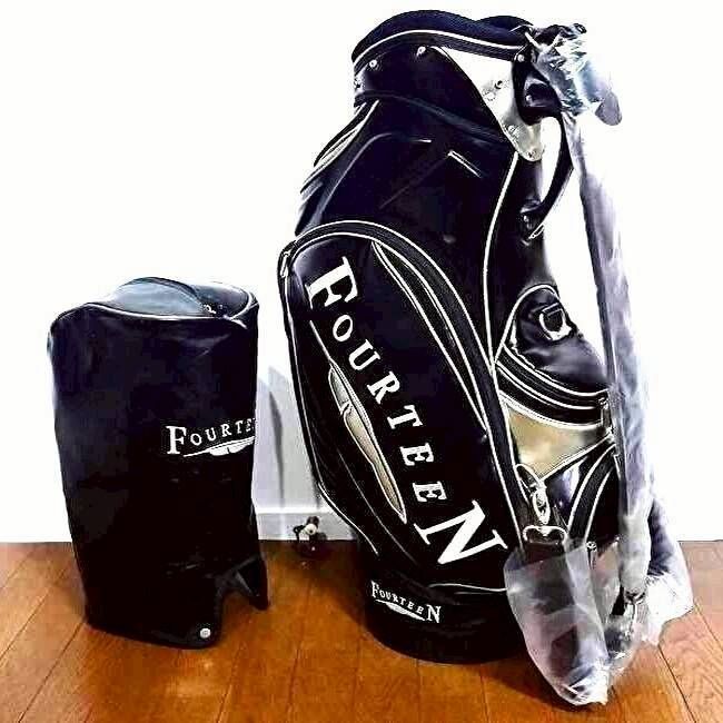 【美品】FOURTEEN/フォーティーン/ゴルフキャディバッグ/ブラック フォーティーン キャディバック FOURTEENゴルフバック フォーティーン