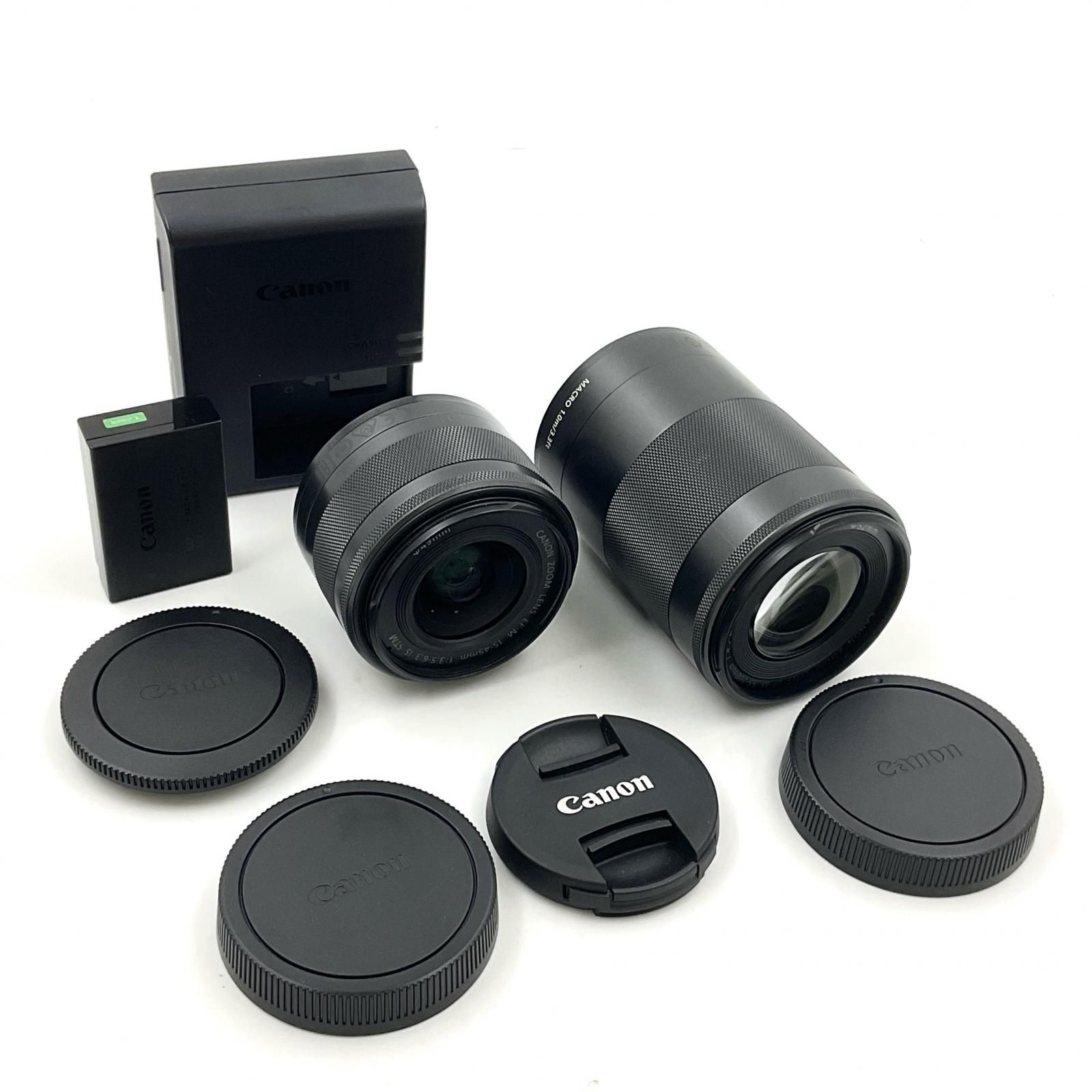 全額返金保証】【最速発送】Canon デジタル一眼 EOS M3 ダブルズーム