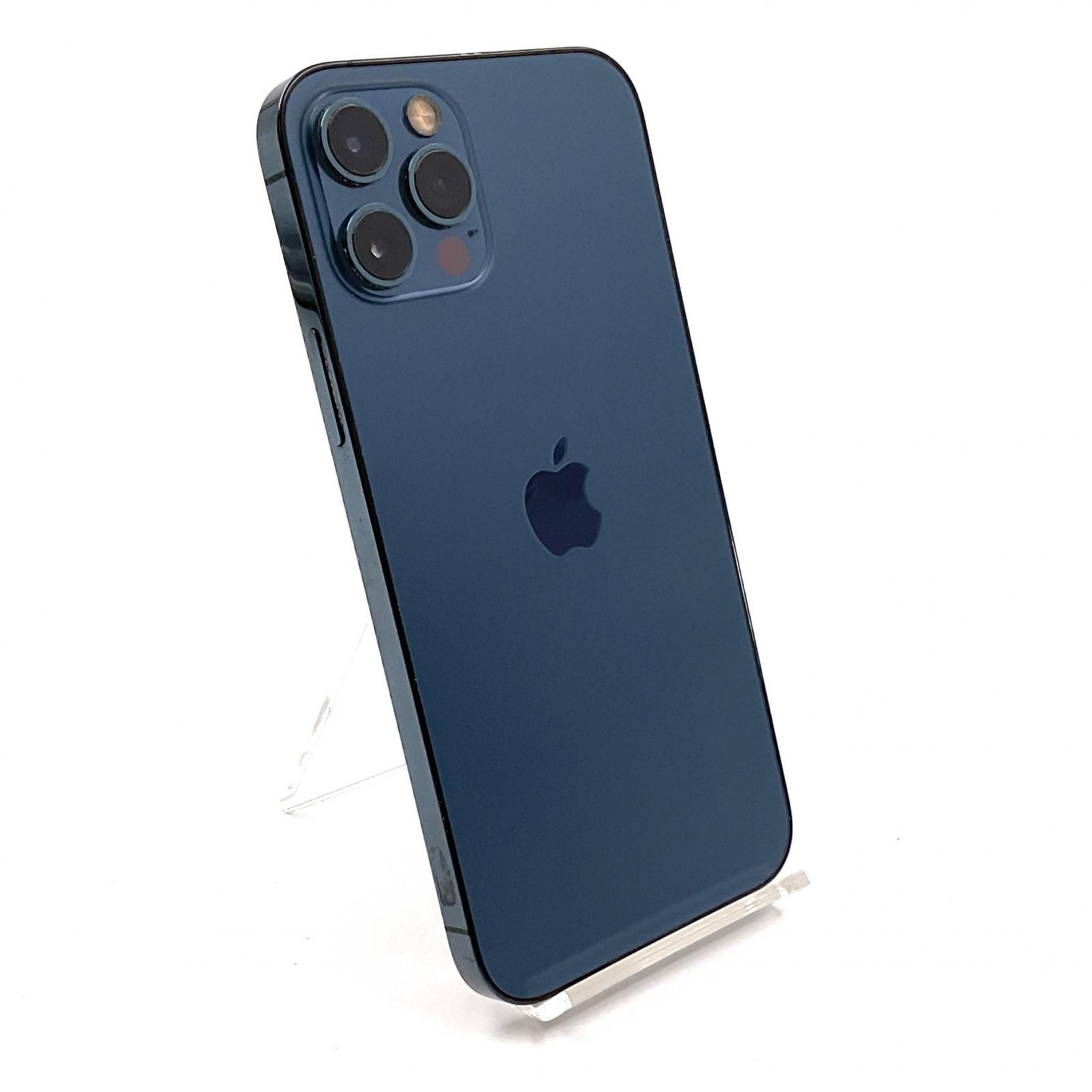 iPhone 12 Pro 256GB パシフィックブルー Softbank 白ロム 79%【難有