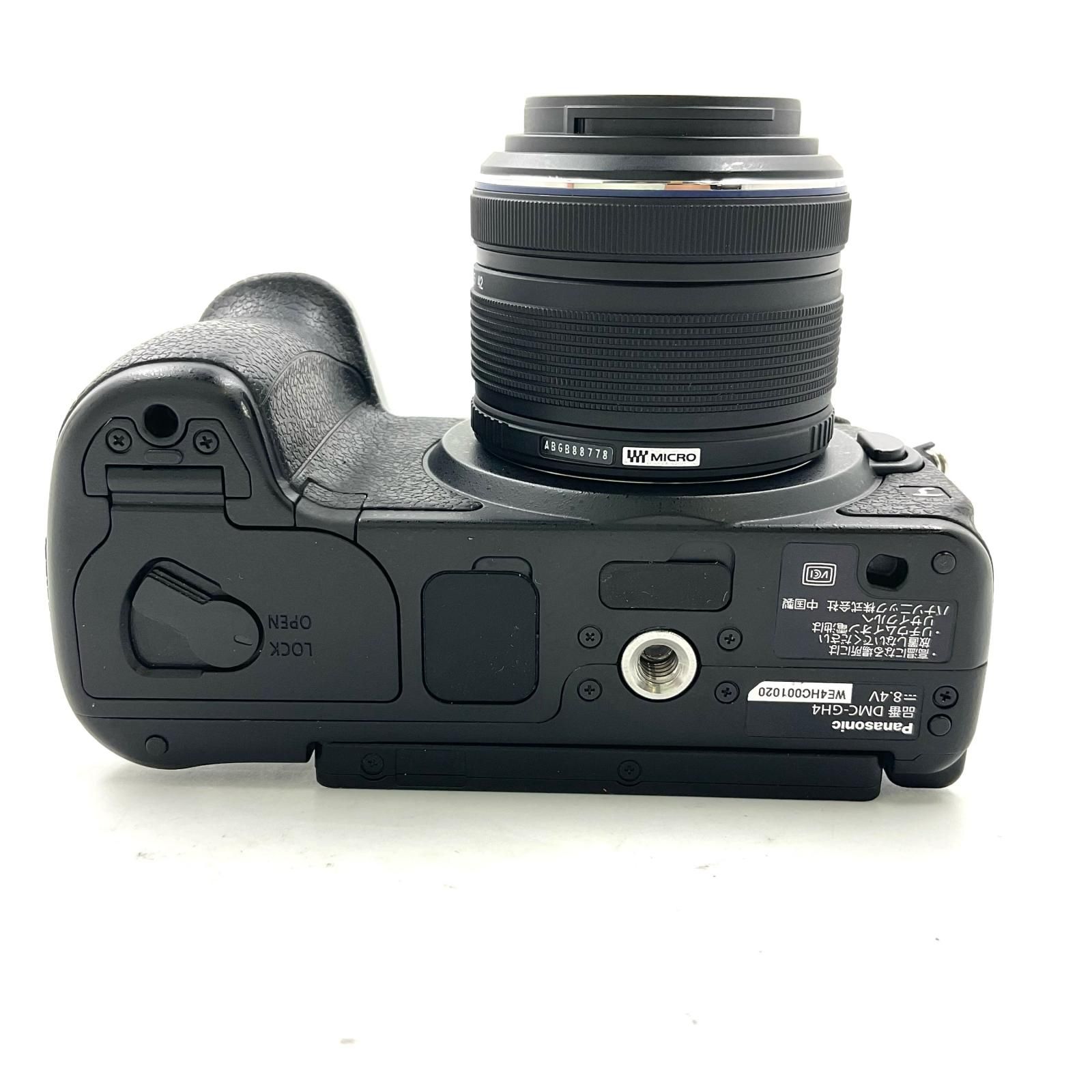  Panasonic デジタル一眼 LUMIX DMC GH 4 H 高倍率ズームレンズキット ブラック ミラーレス一眼 デジタルカメラ