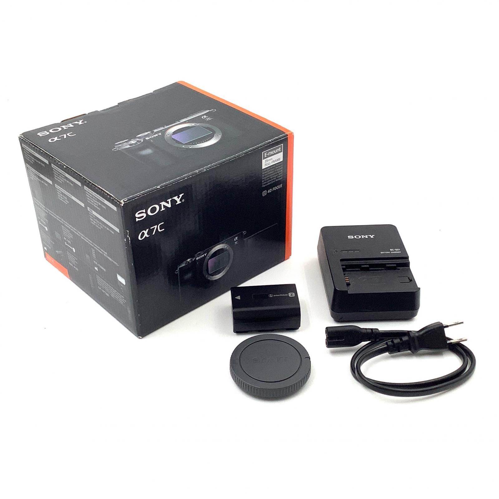 SONY α7C ボディ　シャッター2000回 　付属品、箱あり Sony デジタル一眼 α7C ILCE-7C ボディ ブラック 美品 動作確認済