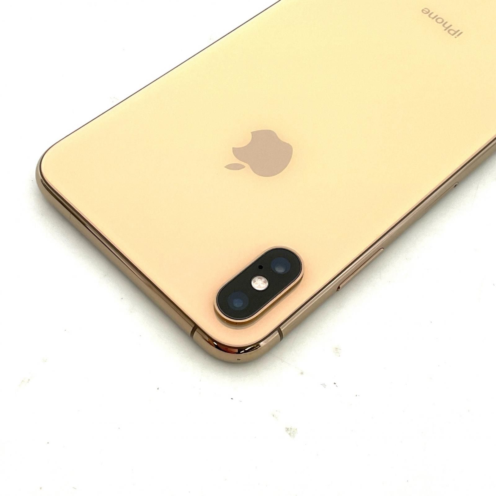 iPhone XS Max 64GB ゴールド SIMフリー 白ロム 100%【最速発送】【難