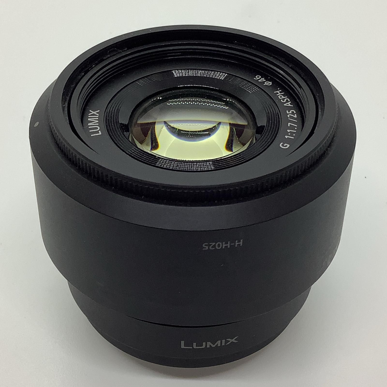 Panasonic LUMIX G 25mm/F1.7 ASPH. H-H025-K [ブラック] 動作確認済 