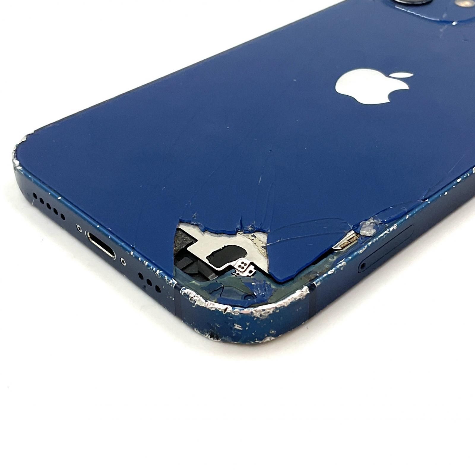 iPhone 12 128GB ブルー Softbank 白ロム【難有】【最速発送】 - メルカリ