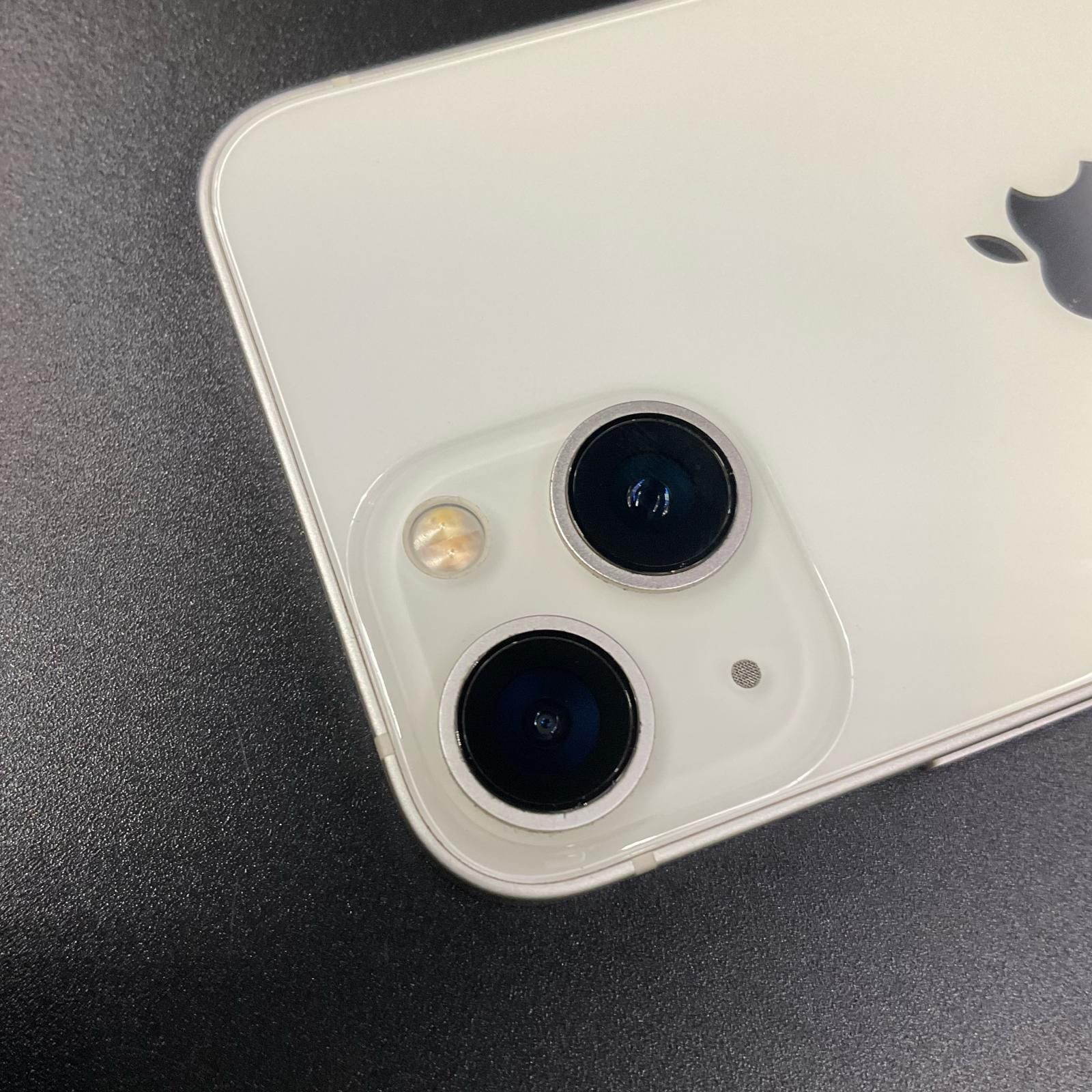 iPhone 13 mini 256GB スターライト au 白ロム 動作確認済 77%【全額