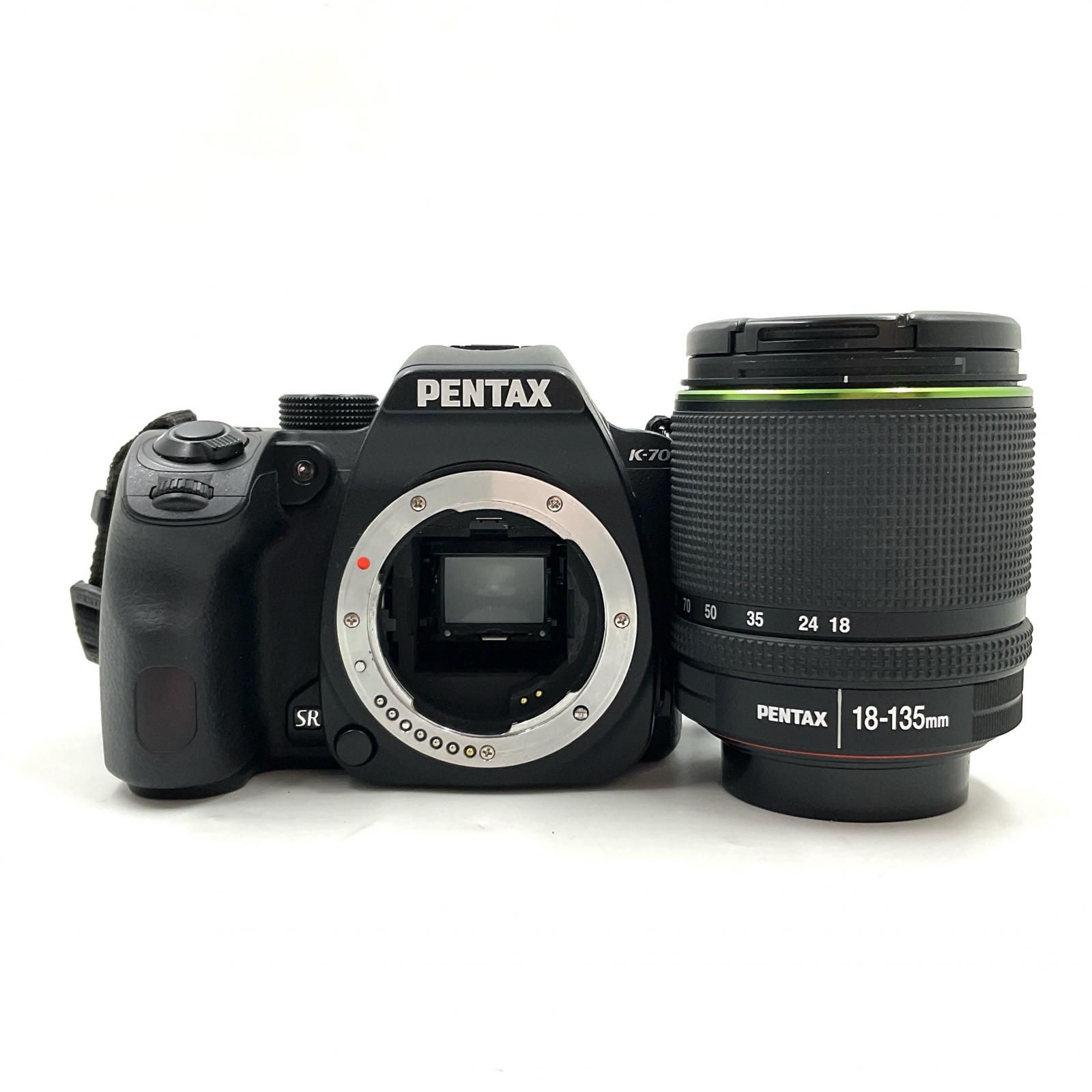 PENTAX デジタル一眼 K-70 18-135 WRキット ブラック 動作確認済【全額