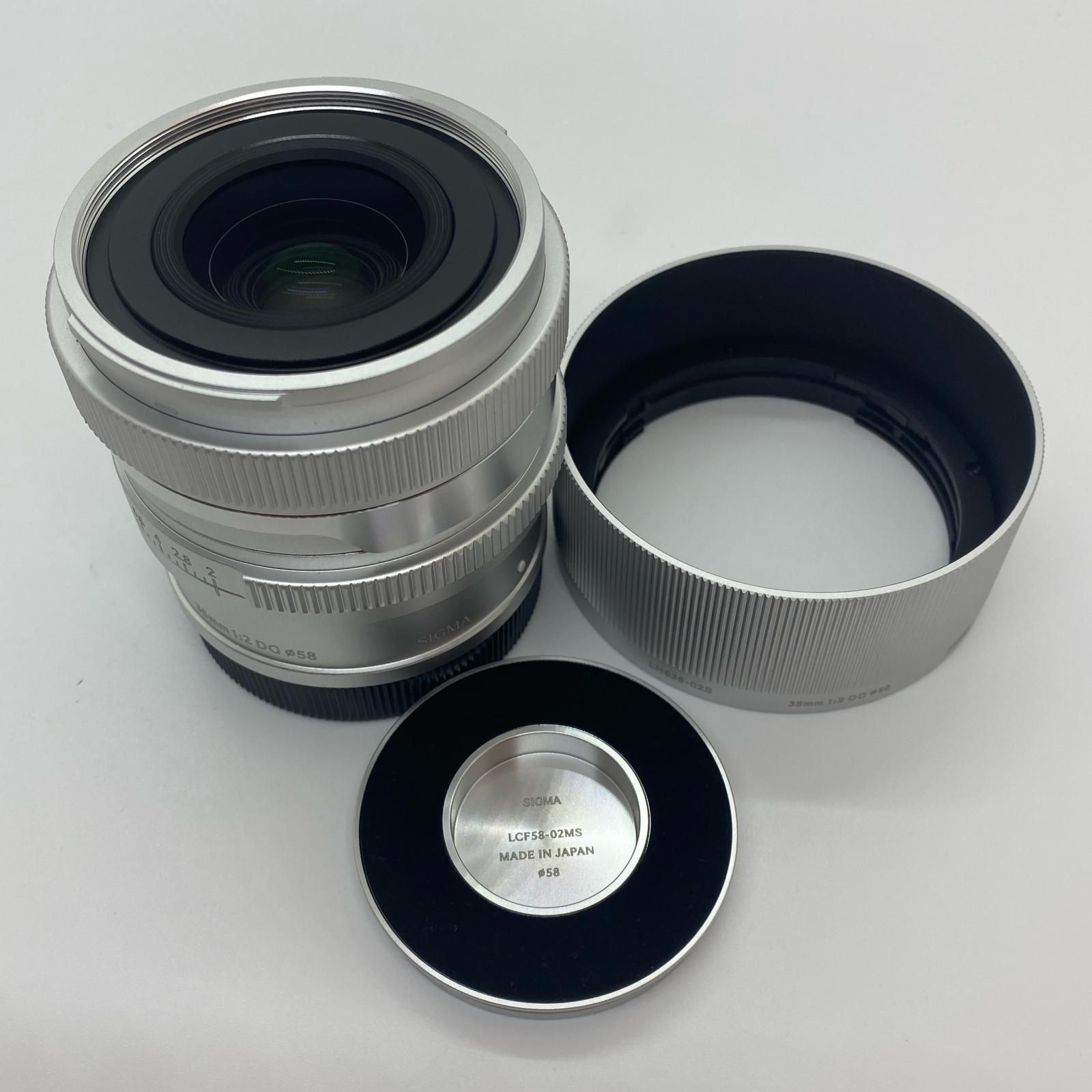 SIGMA 35mm F2 DG Contemporary シルバー 超美品 動作確認済【全額返金