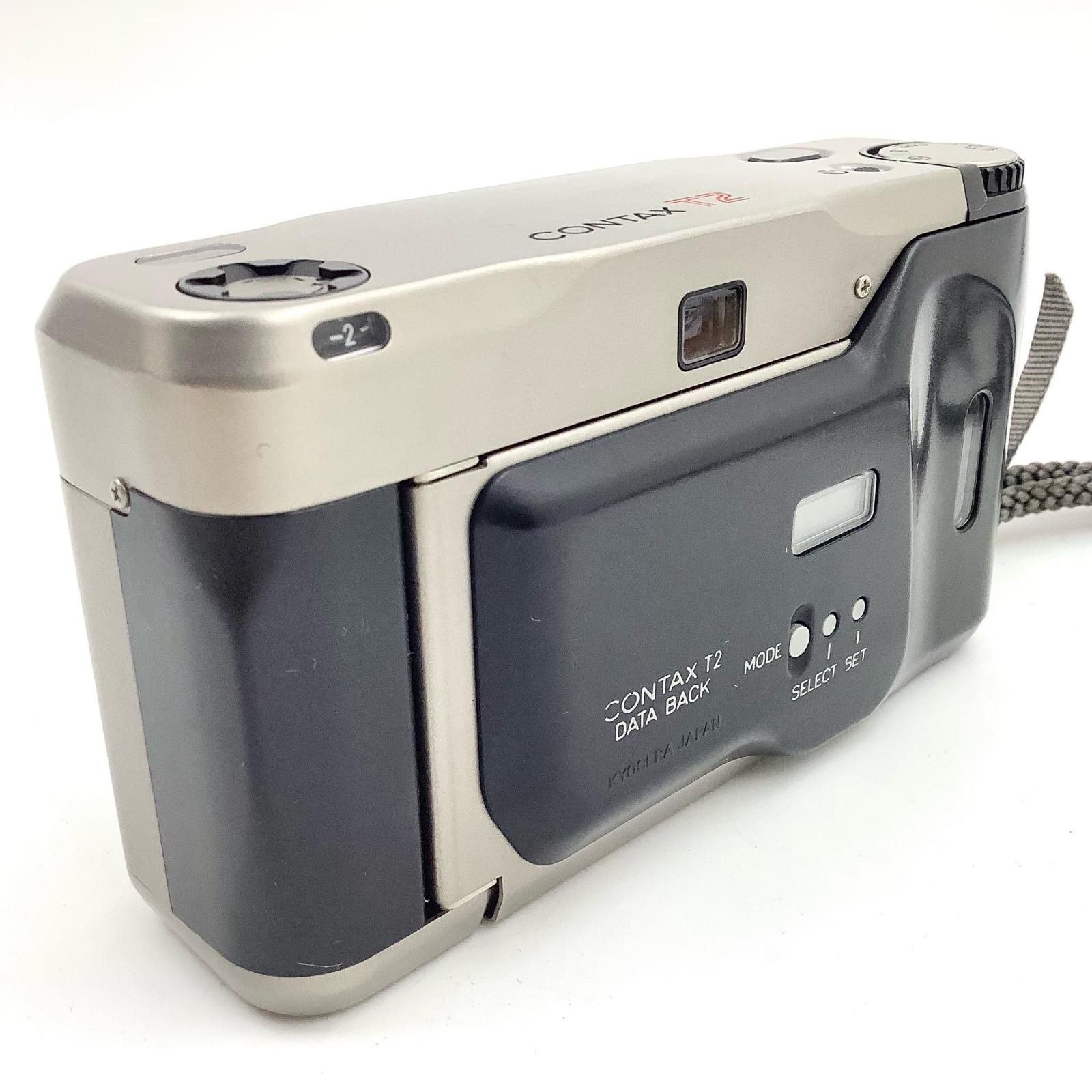 CONTAX コンタックス T2 チタンシルバー データバック付属 難あり