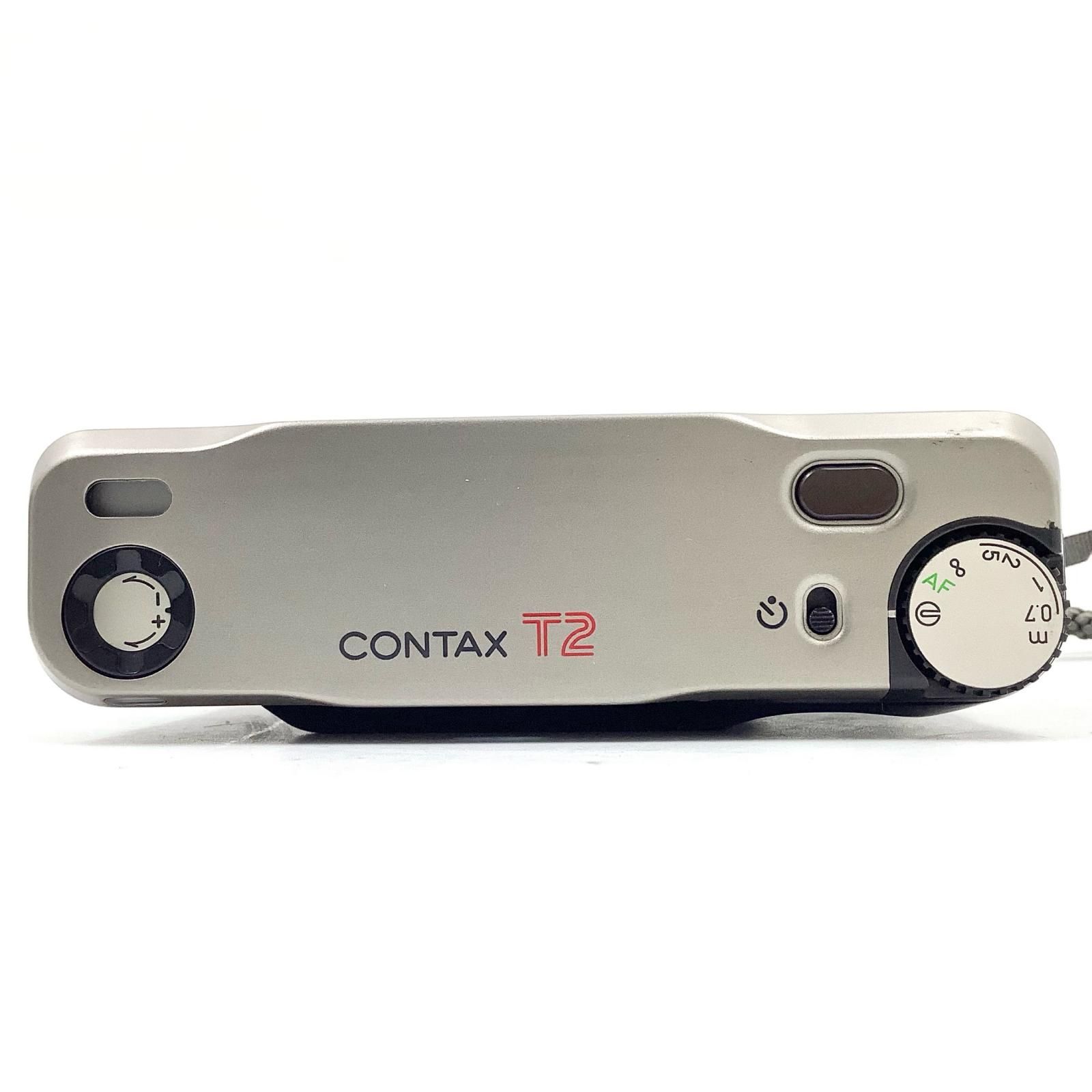 CONTAX コンタックス T2 チタンシルバー データバック付属 難あり