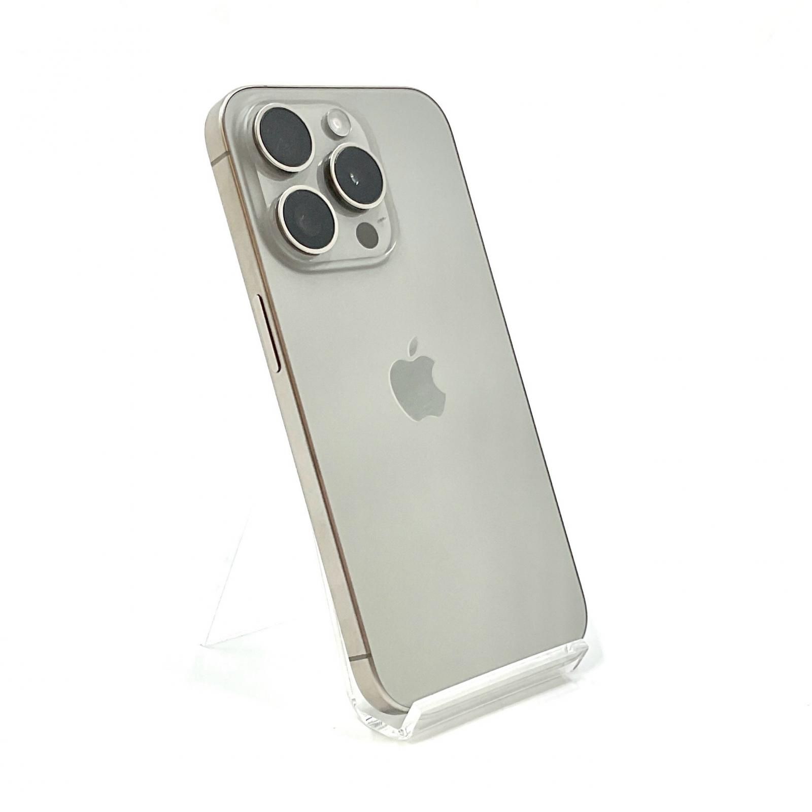 iPhone 15 Pro 512GB ナチュラルチタニウム SIMフリー 白ロム 動作確認