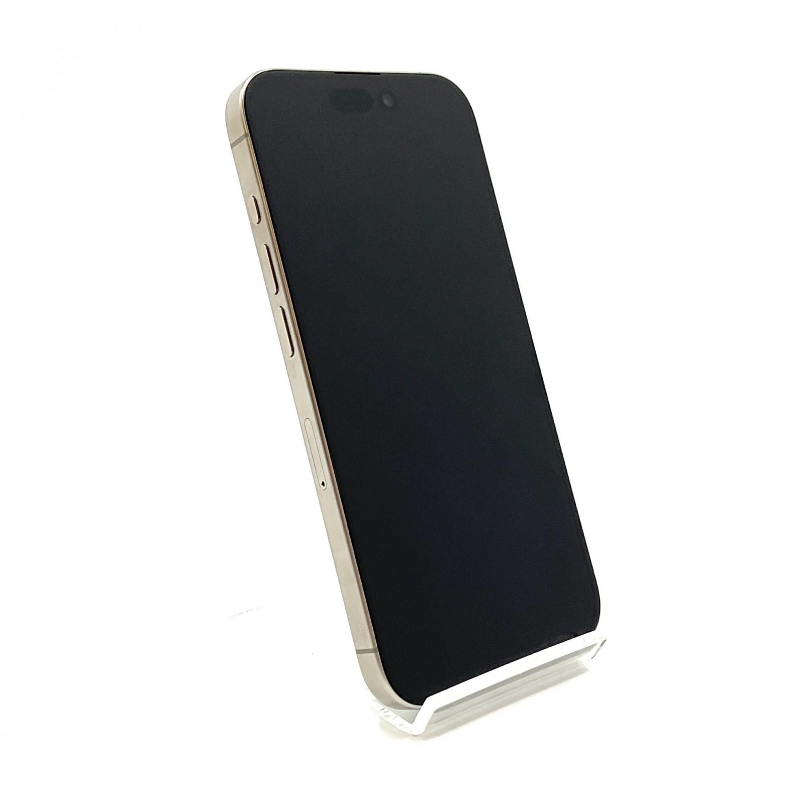 iPhone 15 Pro 512GB ナチュラルチタニウム SIMフリー 白ロム 動作確認