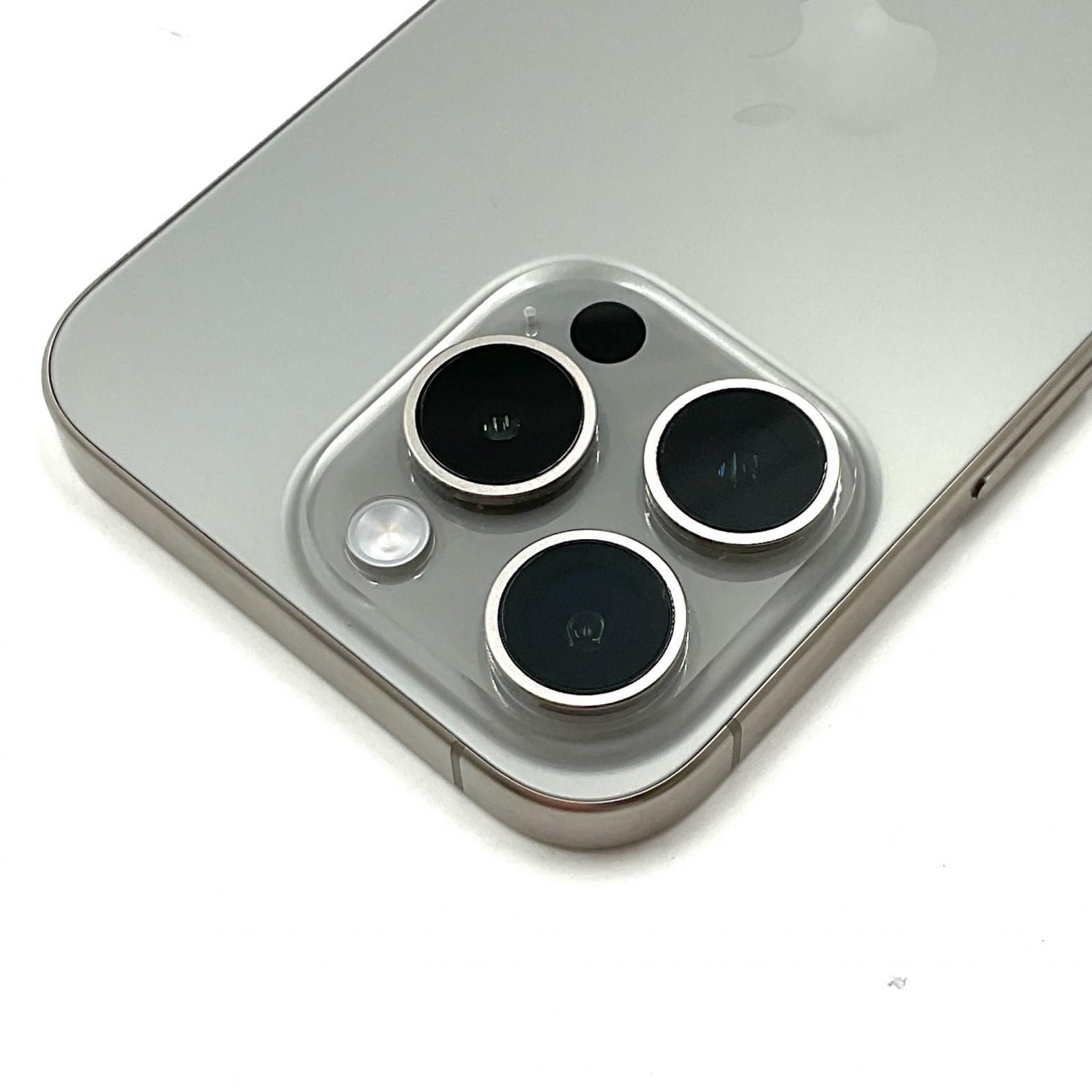 iPhone 15 Pro 512GB ナチュラルチタニウム SIMフリー 白ロム 動作確認