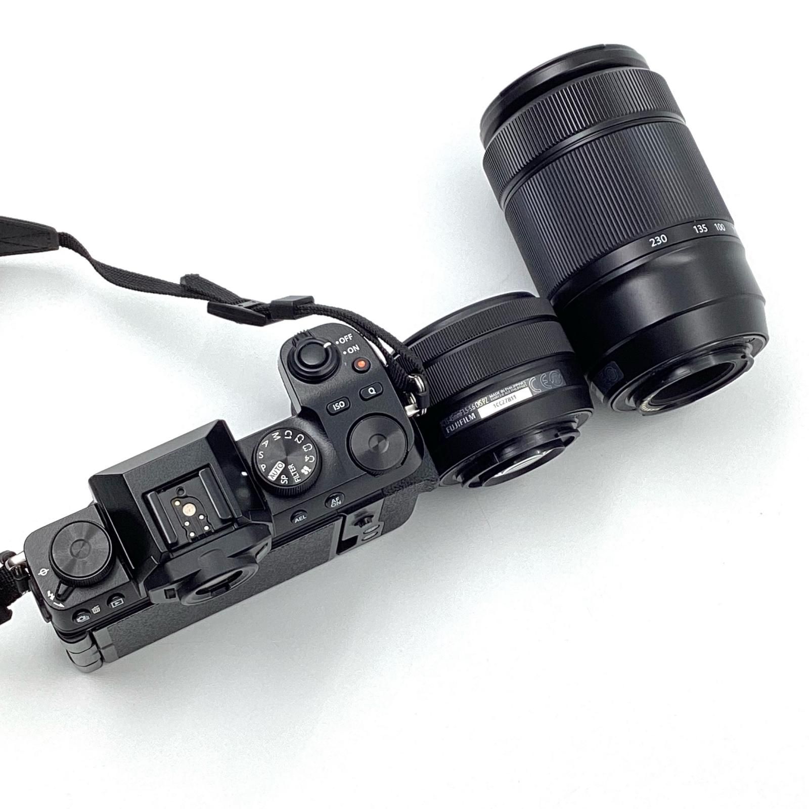 FUJIFILM デジタル一眼 X-S10 ダブルズームレンズキット ブラック 美品