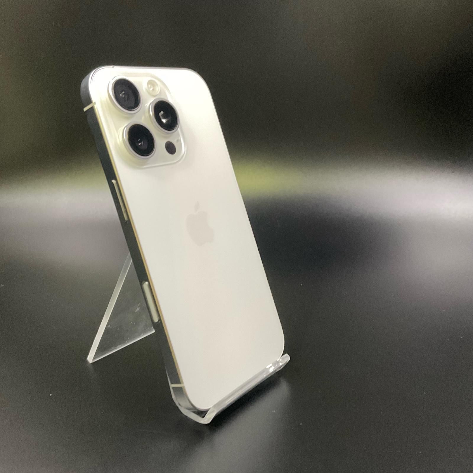 iPhone 16 Pro 128GB ホワイトチタニウム SIMフリー 白ロム 美品 動作