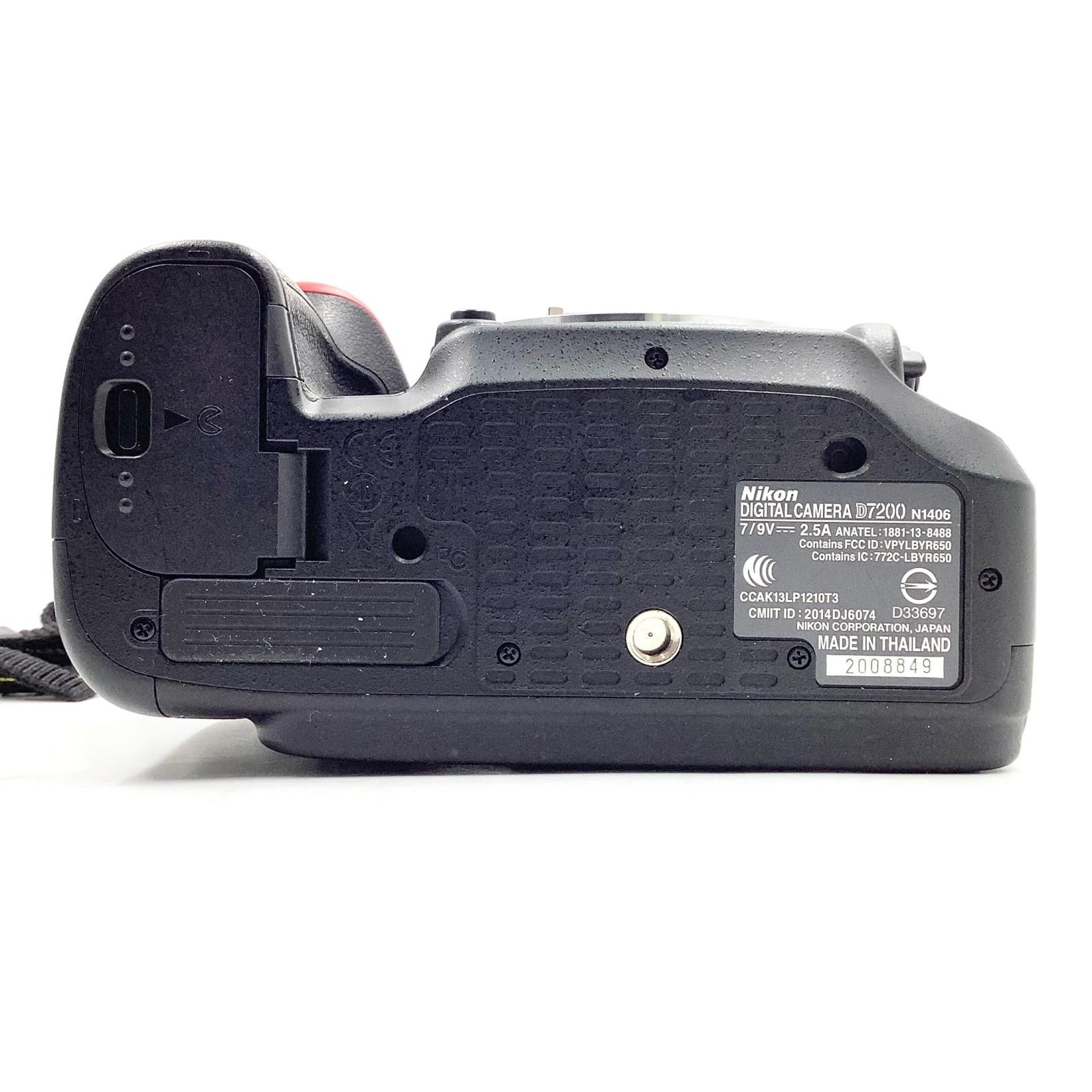 全額返金保証】【最速発送】Nikon デジタル一眼 D7200 ボディ ブラック