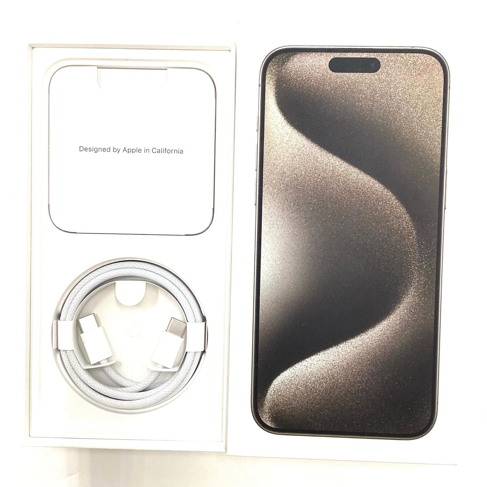 iPhone 15 Pro Max 512GB ナチュラルチタニウム SIMフリー 白ロム 美品