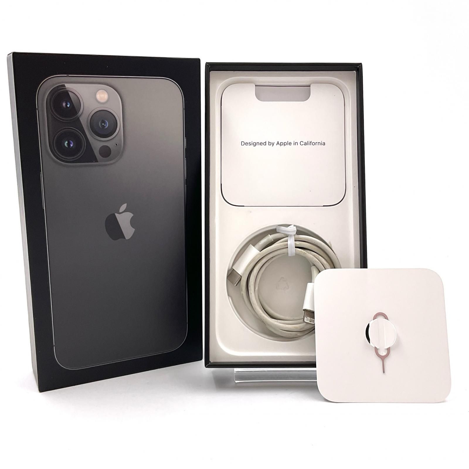 iPhone 13 Pro 128GB グラファイト docomo SIMフリー 白ロム 動作確認