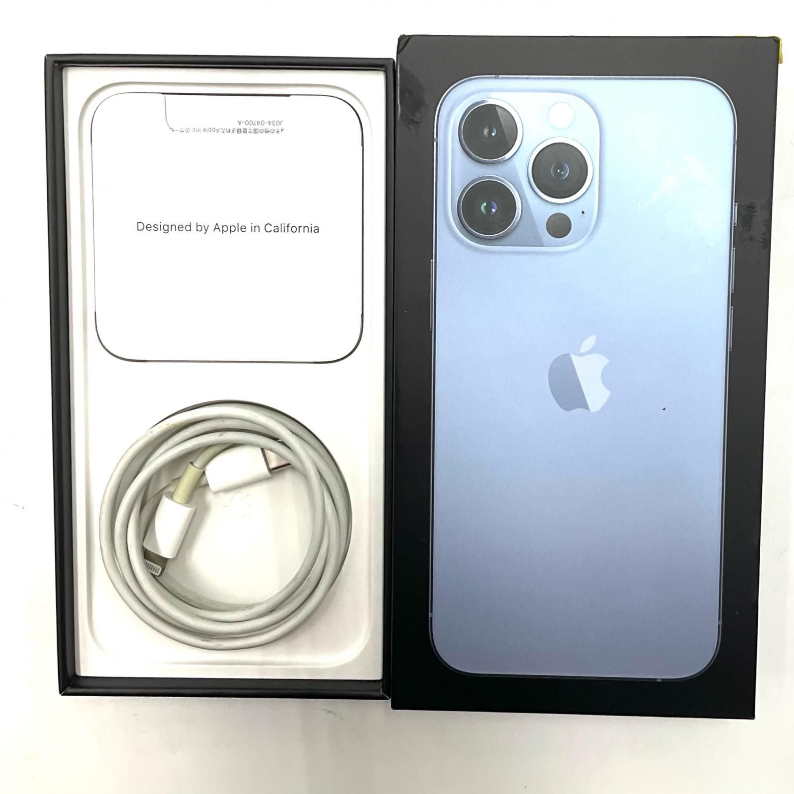 iPhone 13 Pro 128GB パシフィックブルー SIMフリー 白ロム 動作確認済