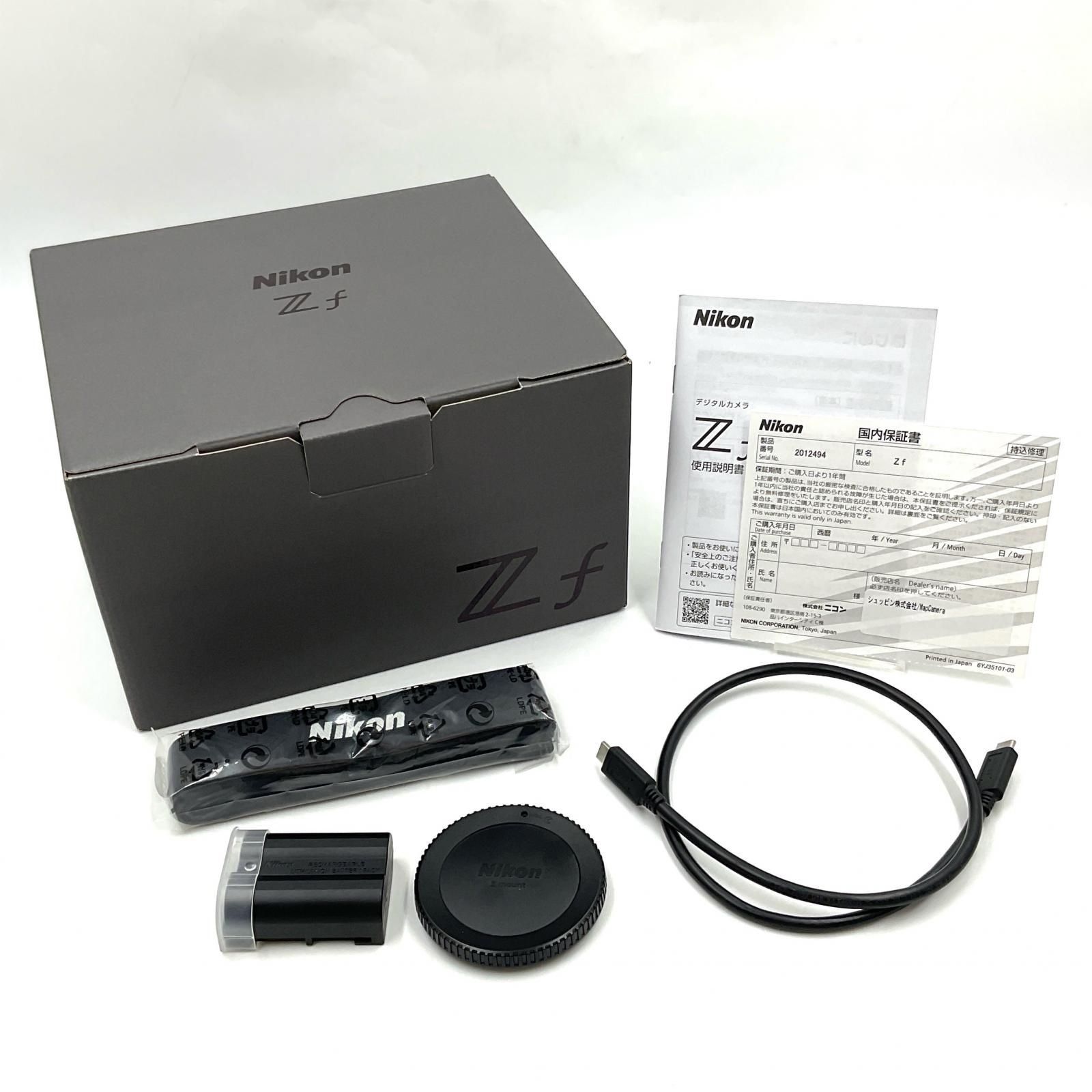 全額返金保証】【最速発送】Nikon デジタル一眼 Z f ボディ [ブラック