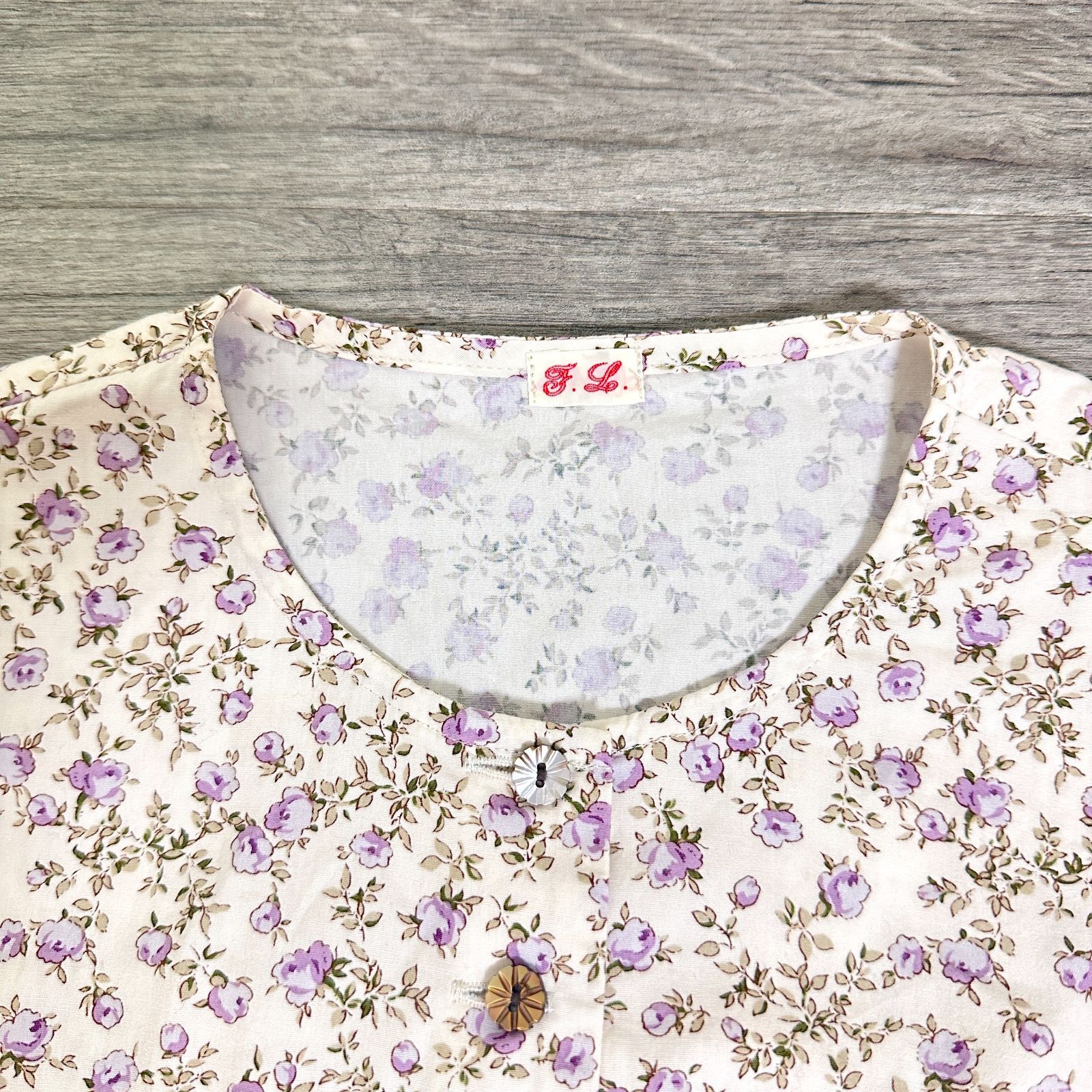 ブラウス 小花柄