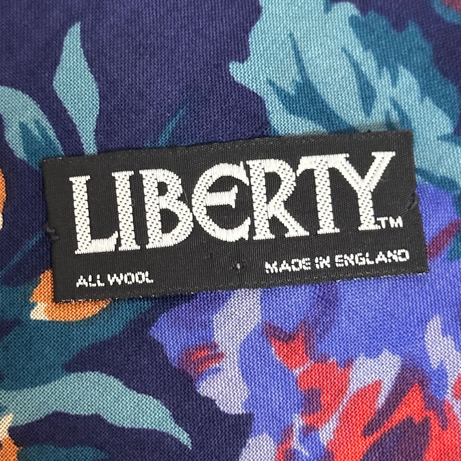 美品 リバティ LIBERTY ヴィンテージ イギリス製(イングランド製) 花柄