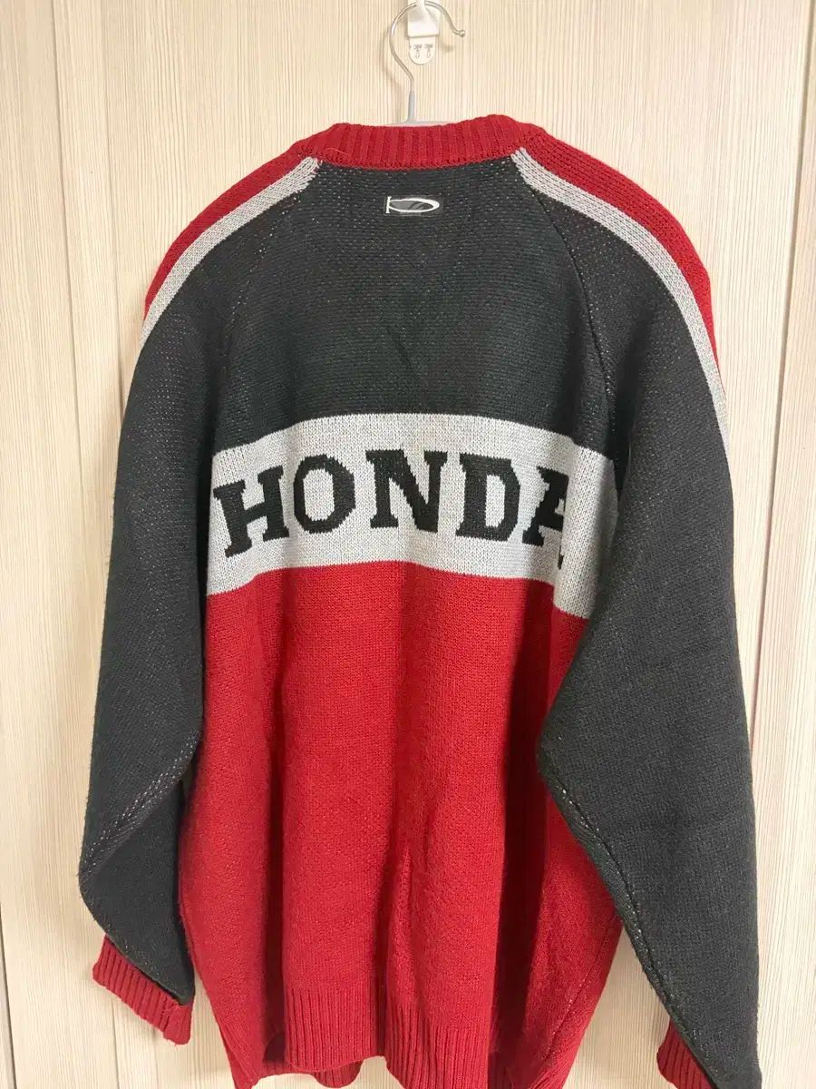  ホンダ Honda ニット ジップアップ ジャケット レッド ブラック X-Large テーラードジャケット ジャケット アウター