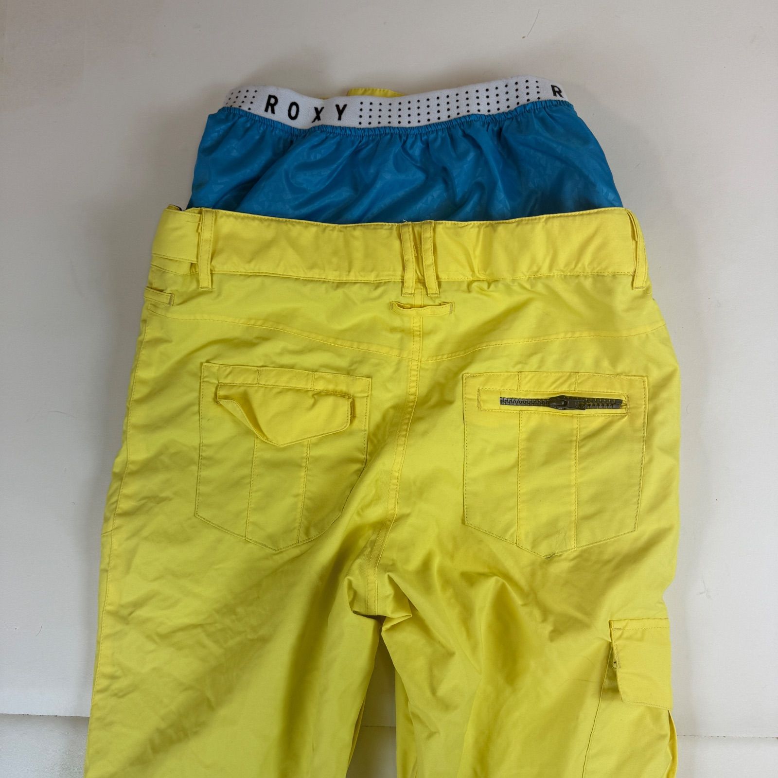 新品・タグ付】ROXY スノーボード ウェア ズボン パンツ 黄色 M 新品未