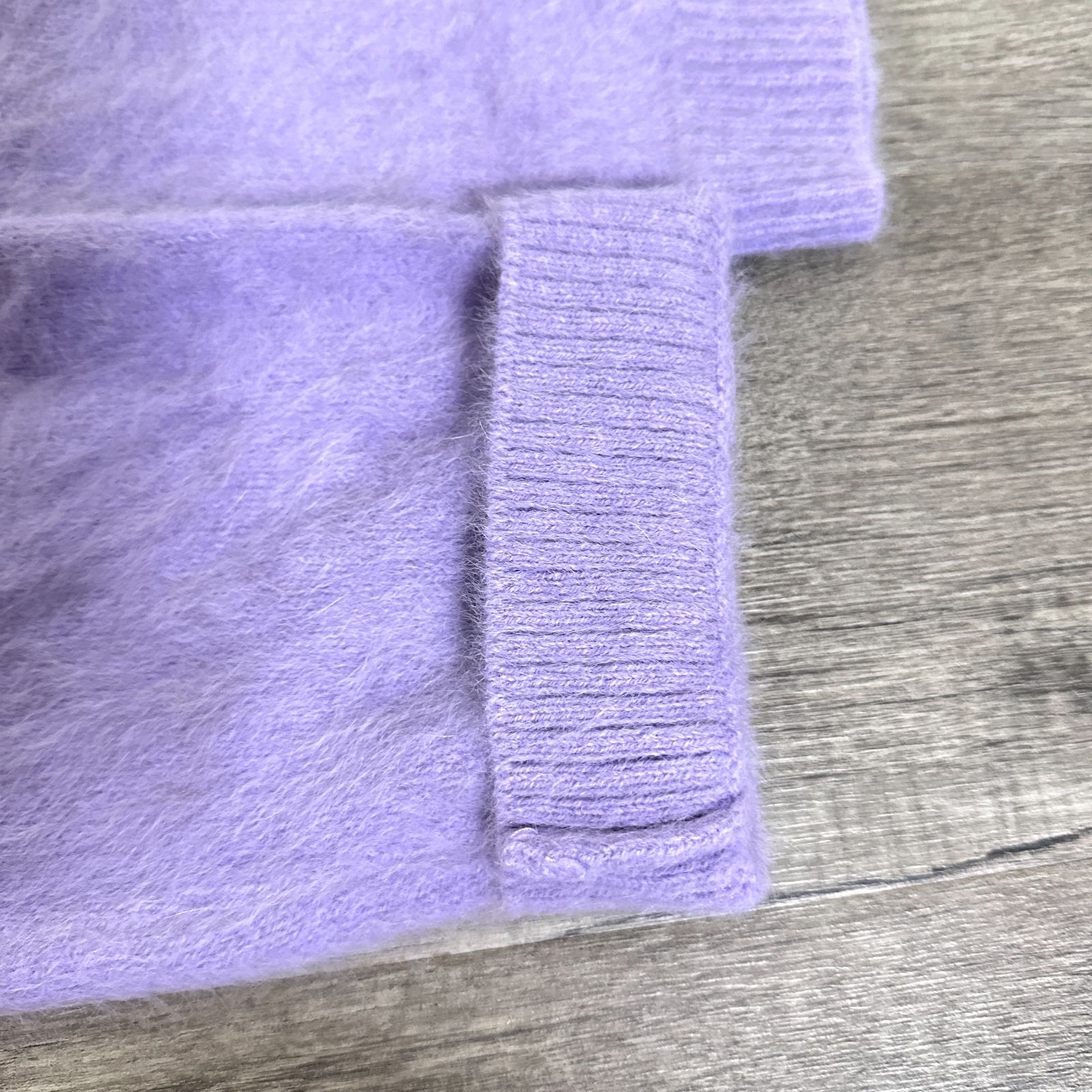 ニットプルオーバー パープル