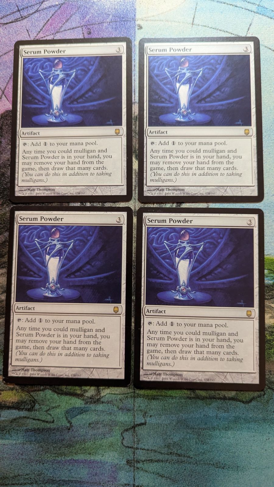 MTG 血清の粉末 初版 英語4枚 まとめ売り - メルカリ