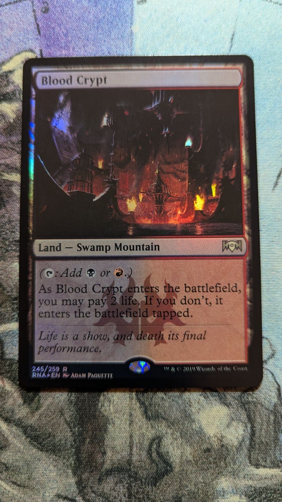 MTG 血の墓所 foil ラブニカの献身 英語 - メルカリ