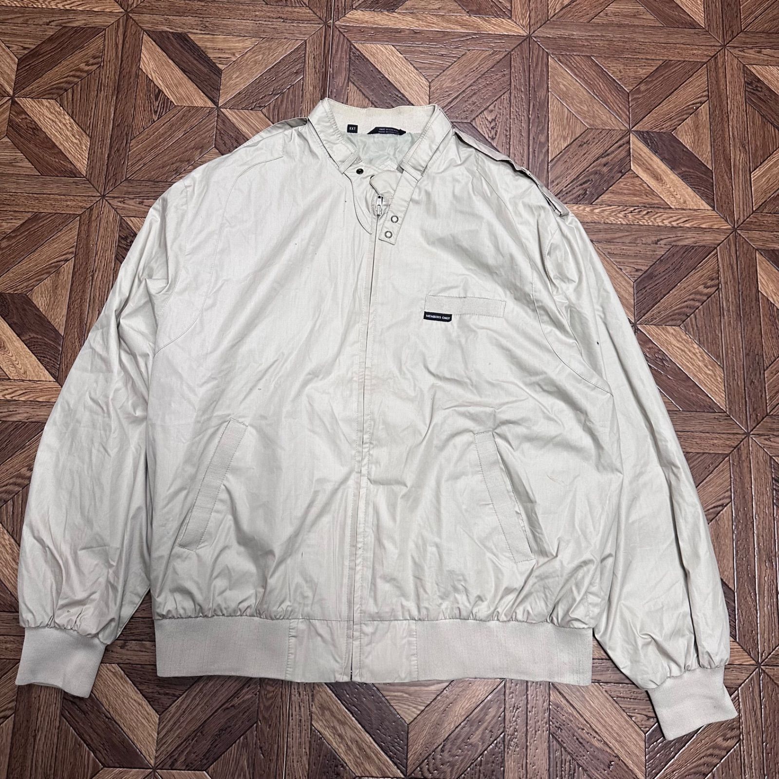 ビックサイズ メンバーズオンリー 90sレーサー ジャケット MEMBERS 