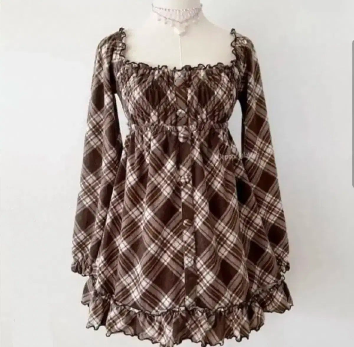 リズリサ いちごチョコ チェック ONE PIECE