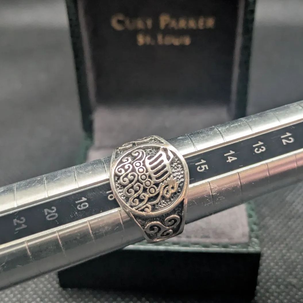 ヴィンテージ シグネットリング北欧船