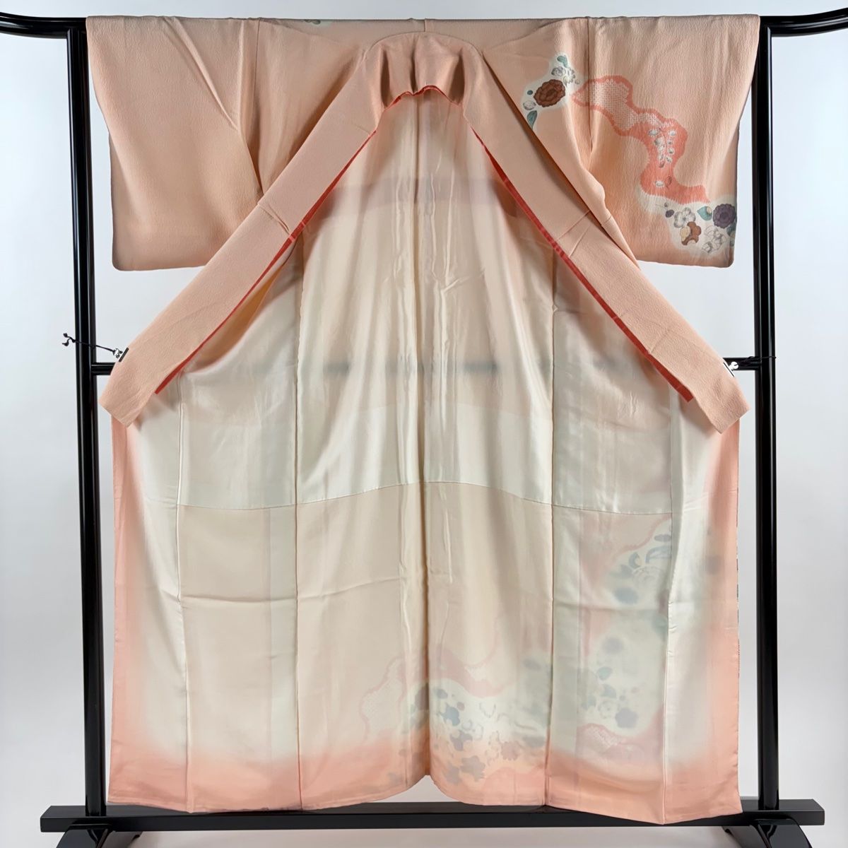 サーモンピンク 正絹