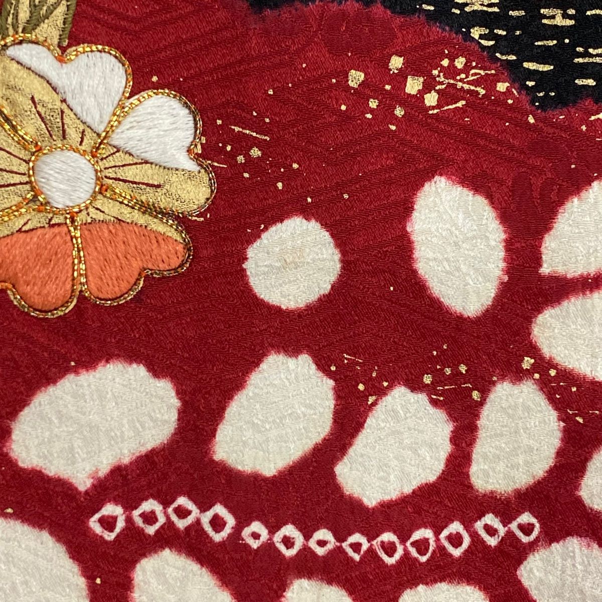 雲文 刺繍