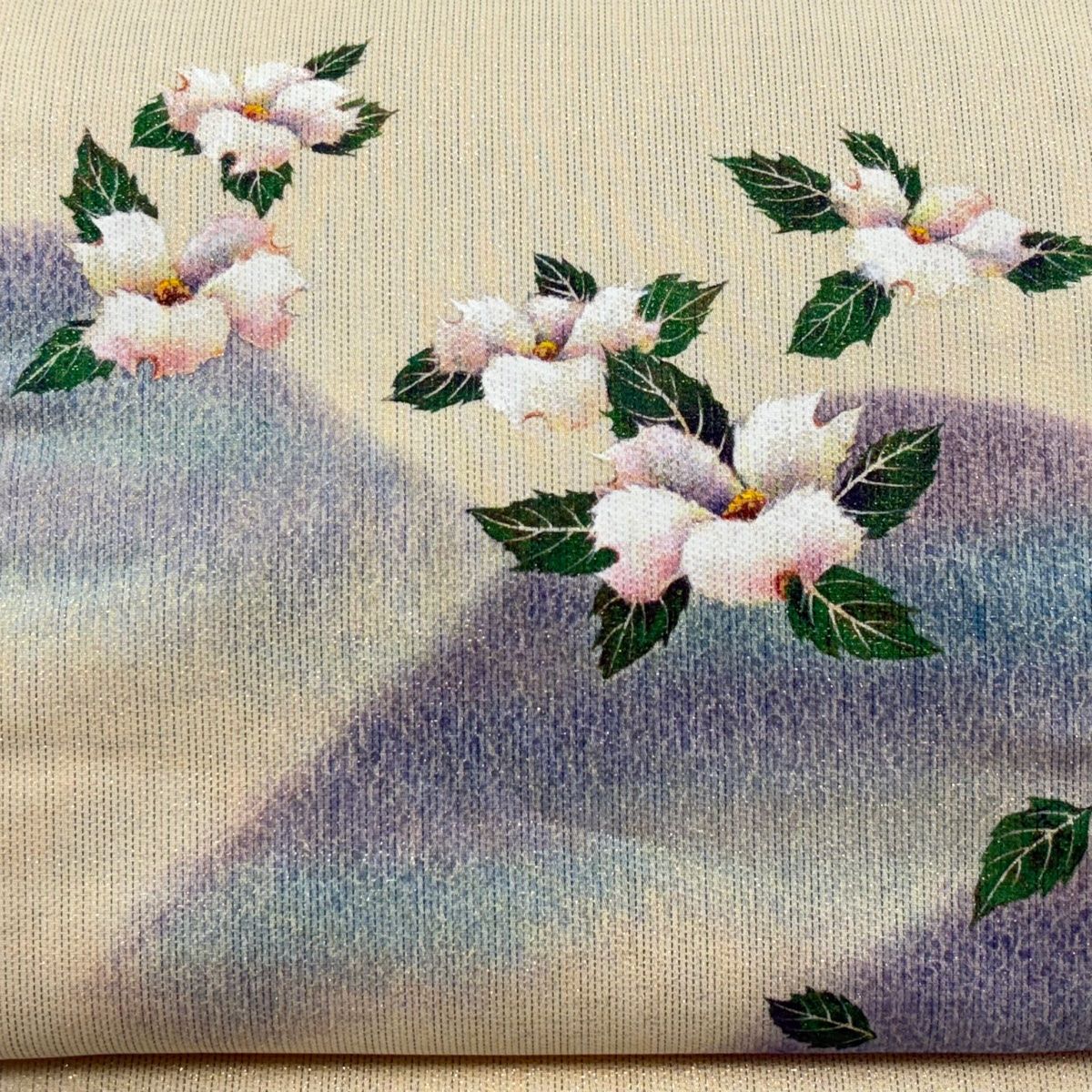 ☆お太鼓袋帯 金彩草花丸文様 正絹 未着用保管品☆J39 平和屋- ☆お太鼓袋帯 金彩草花丸文様 正絹 未着用保管品☆J39 平和屋-
