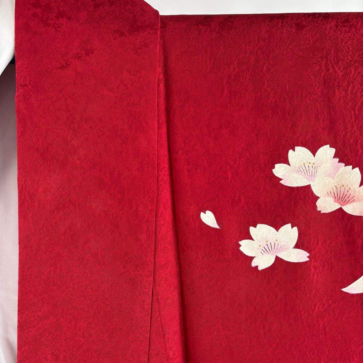 振袖 身丈161.5cm 裄丈68cm L 袷 袋帯フルセット やまと 桜 花びら