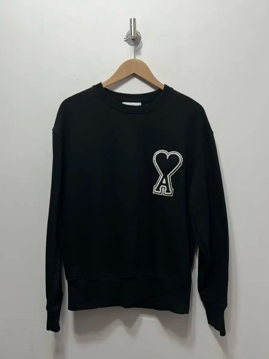 アミ ハート ロゴ ブラック スウェット M - メルカリ