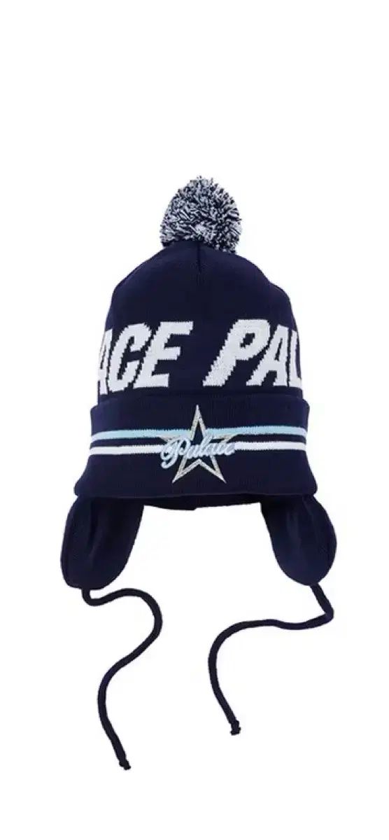 パール ラップイヤーフラップ ビーニー ネイビー