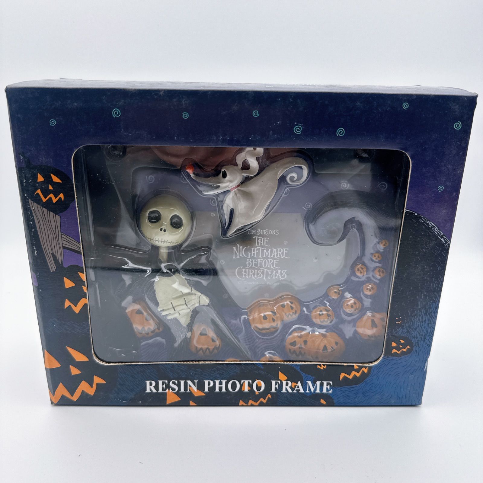 未開封 ナイトメア・ビフォア・クリスマス レジンフォトフレーム 2種 ナイトメアビフォアクリスマス ジャック＆ゼロ フォトフレーム