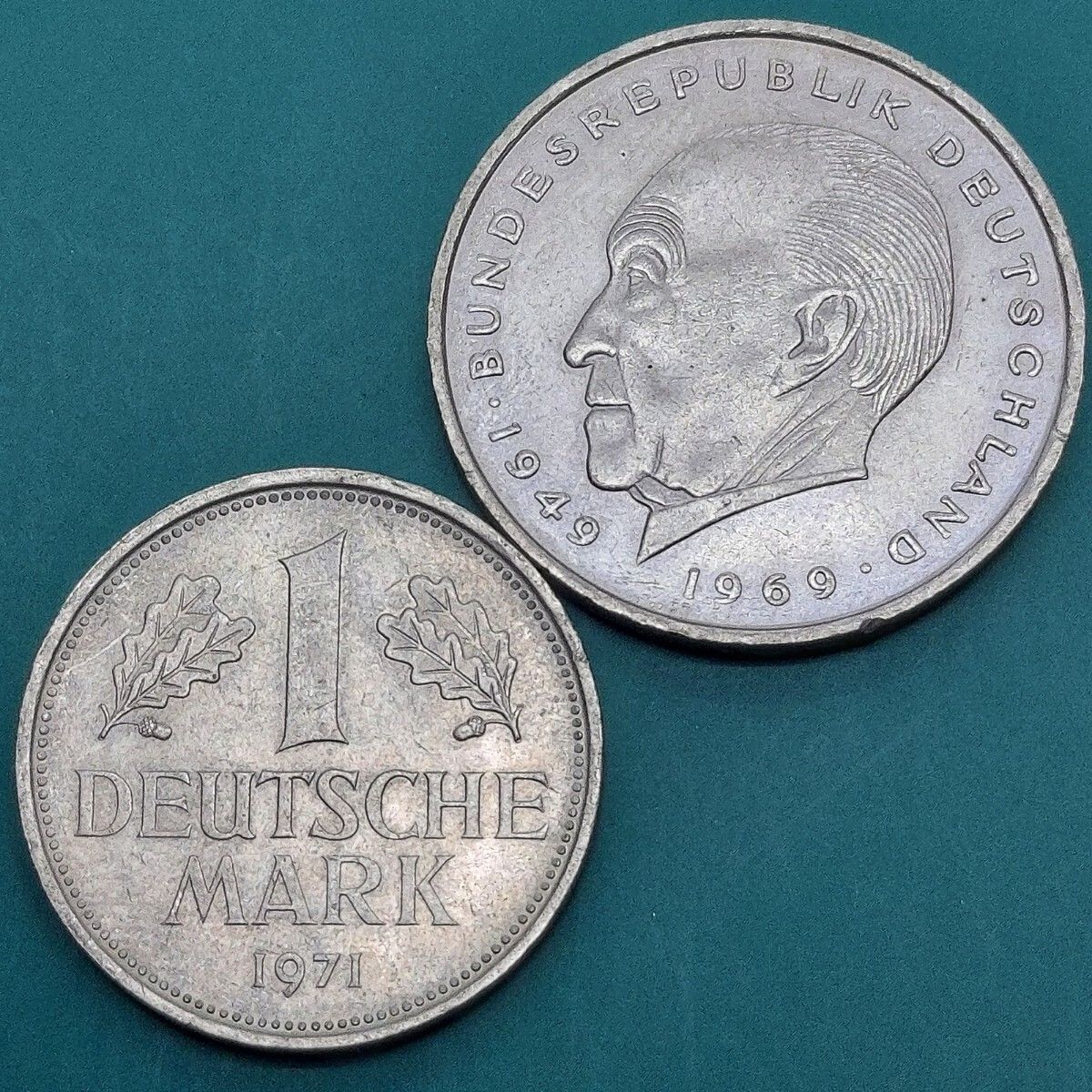 ドイツ 2マルク硬貨(1974年) 1マルク硬貨(1971年) 海外コイン 外国硬貨