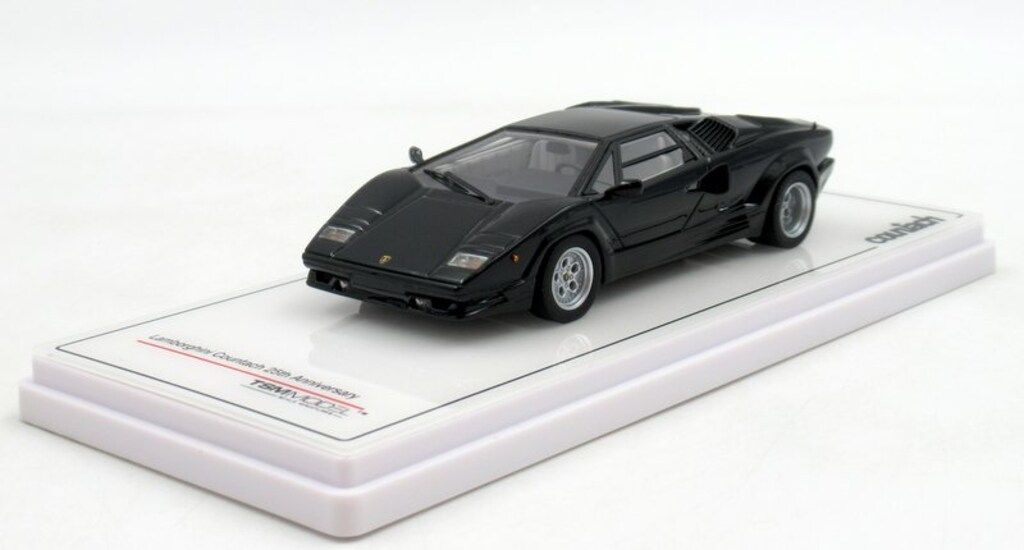 TSM 1 43 Lamborghini Countach Anniversary Nero Black