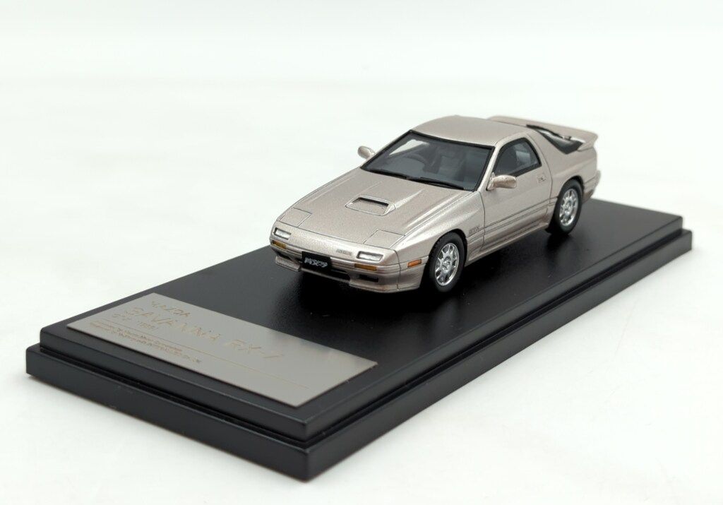 インターアライド 1 43 Hi Story MAZDA SAVANNA RX 7 GT X 1989 ウィニングシルバーメタリック HS 081 SL