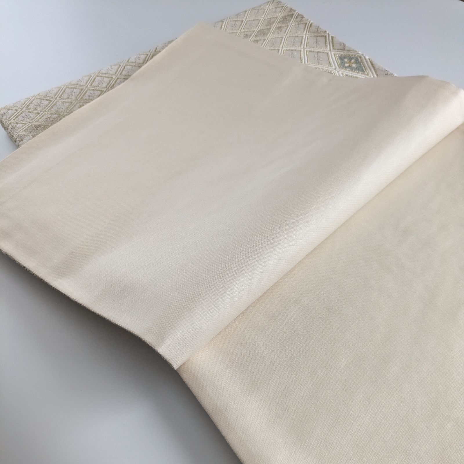 正絹西陣織まいづる金糸銀糸花菱文様高級袋帯 - メルカリ