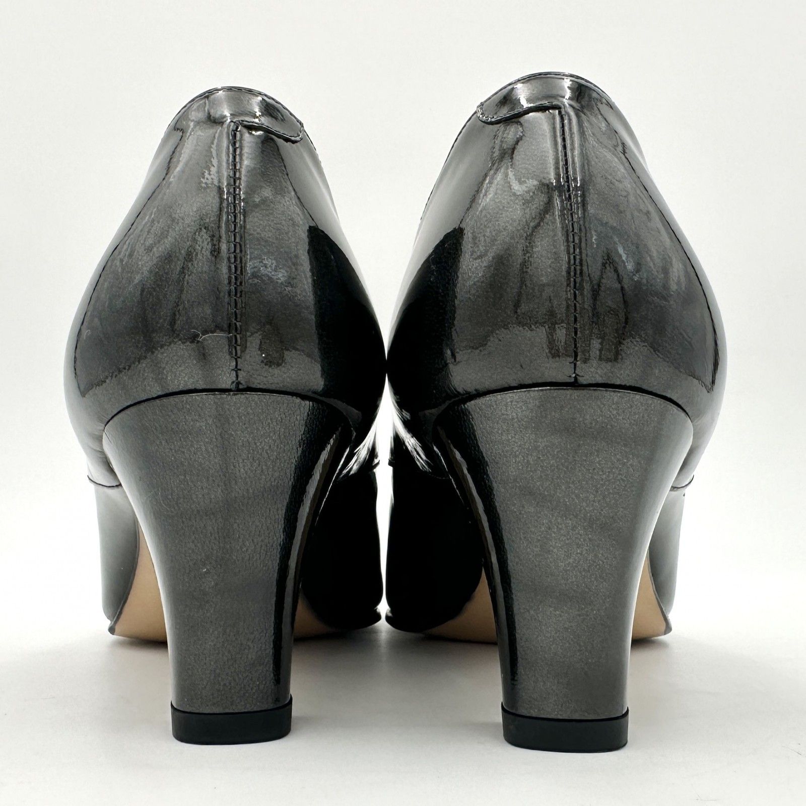 銀座ヨシノヤ パンプス エナメル ブラック 1440T - メルカリ