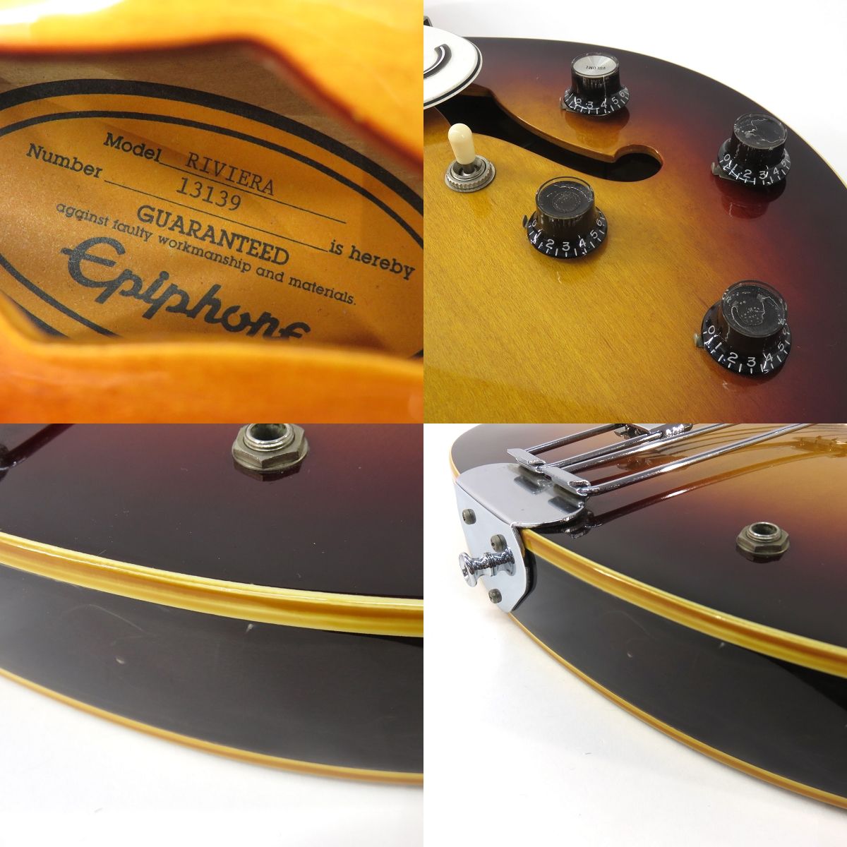 Epiphone エピフォン RIVIERA サンバースト セミアコ セミ