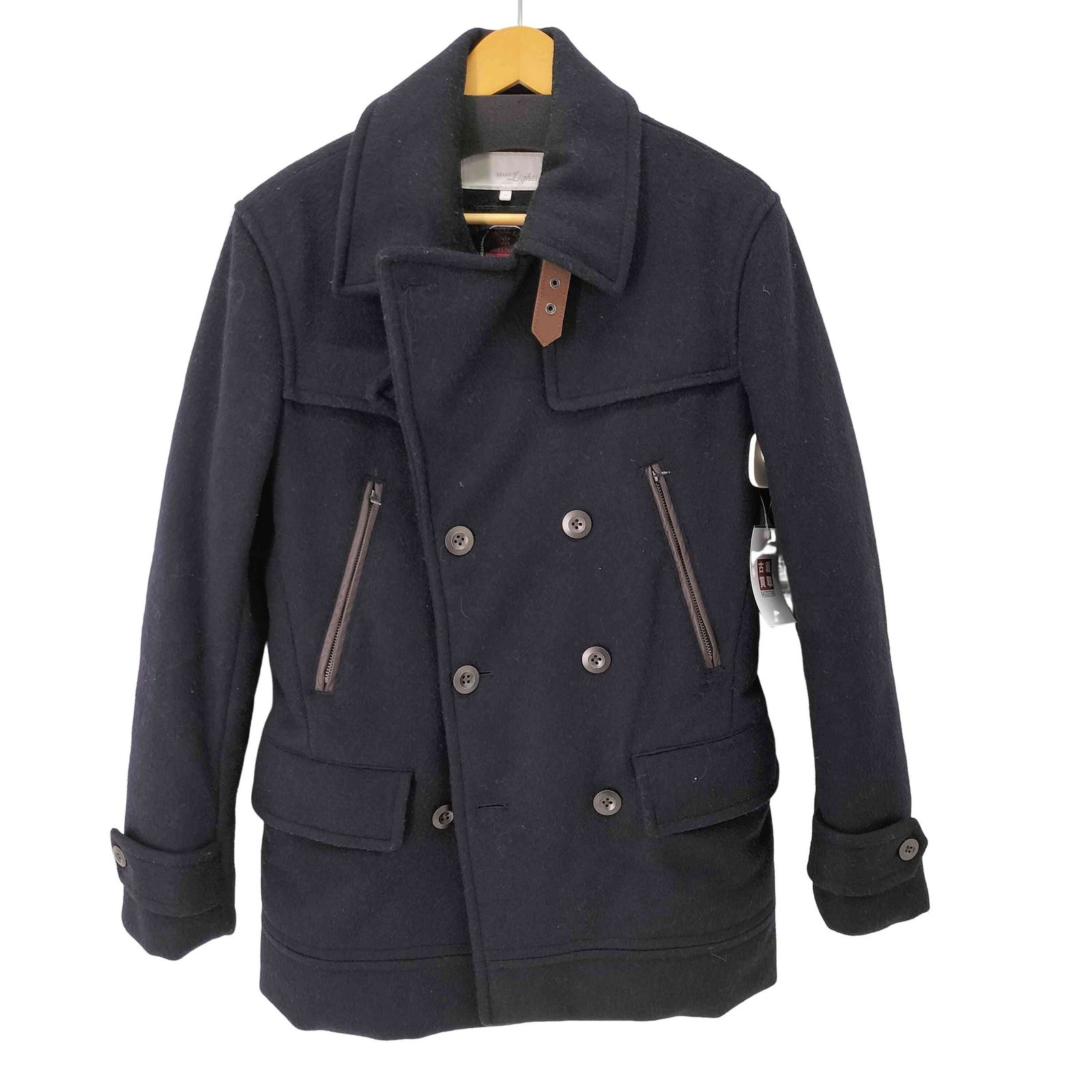 [新品同様]BEAMSLightsイタリアMTT製 Pコート ビームスライツ BEAMS Lights イタリアMTT製 ウールブレンド