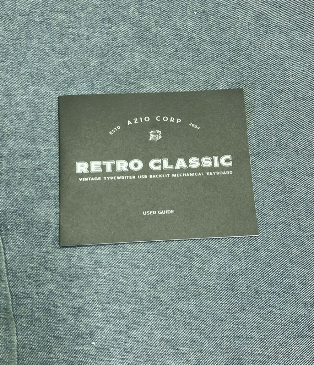  キーボード レトロクラシック MK RETRO W 01 US AZIO その他 PC周辺機器