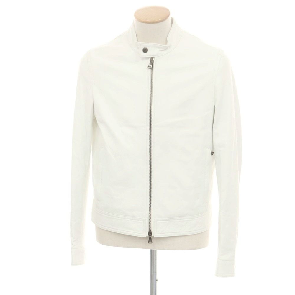 中古】エンメティ EMMETI ラムスキン シングル ライダースジャケット