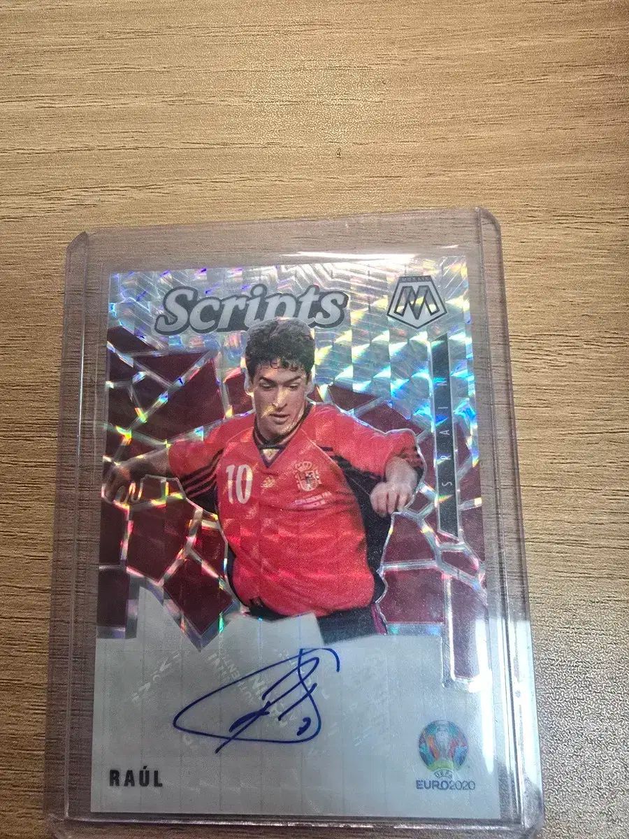 Panini パニーニ モザイク ラウル オートカード サイン スペイン 伝説